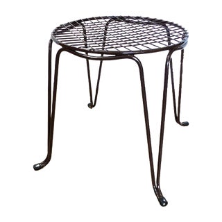 Vintage Wire Mesh Stool, 1960s For Sale