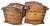 1960s Lane Furniture Cabinets, Side Tables Set, Rustic Spanish Revival, Mediterranean, 2 Pieces For Sale - Image 12 of 12