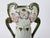 Art Nouveau Art Nouveau Porcelain Floral Vase With Gilded Handles, C. 1900 For Sale - Image 3 of 17