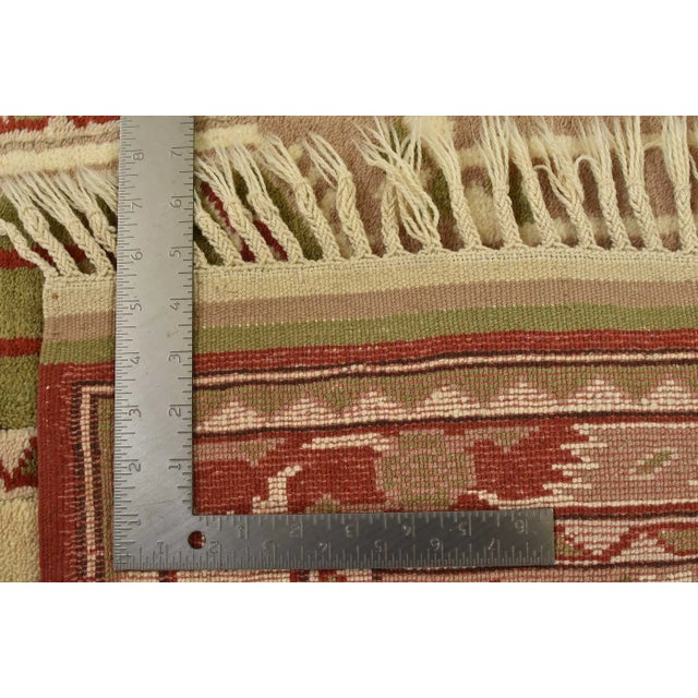 Milas Rug 5'4'' X 6'10'' Red Wool Vintage Tribal Hand-Knotted Oriental Carpet For Sale - Image 12 of 12