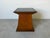 Vintage Geometric Wood Side Table / Plant Stand With Black Granite Stone Top For Sale - Image 4 of 12