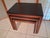 1960s Set of 3 Nesting Tables - Mid-Century Modern Nesting Tables in a Set of Three. This Set Has Warm-Toned Wood Frames With Black Finished Tops For Sale - Image 4 of 9