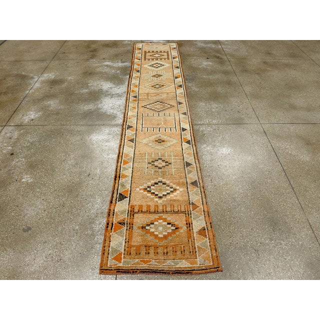 Galerie Shabab Collection Mid-20th Century Turkish Anatolian Runner For Sale - Image 4 of 10