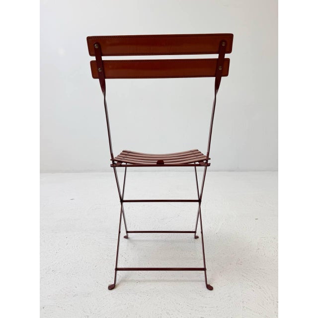 Zanotta Celestina Folding Chairs from Zanotta, 1980s, Set of 4 For Sale - Image 4 of 11