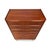 1960s Vintage Danish Mid-Century Seven-Drawer Teak Tallboy Dresser 1960s For Sale - Image 5 of 8