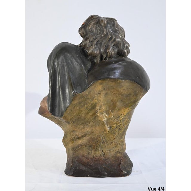 E.Ceccarelli, Les Noces d’Or, Late 1800s, Terracotta Sculpture For Sale - Image 16 of 18