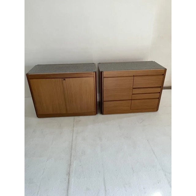 Stone 4d Sideboards by Angelo Mangiarotti for Molteni, 1970s, Set of 2 For Sale - Image 7 of 7