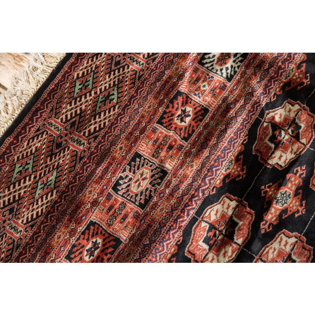 Vintage Fine Bokhara Rug - 8'1" X 9'11" For Sale - Image 10 of 13