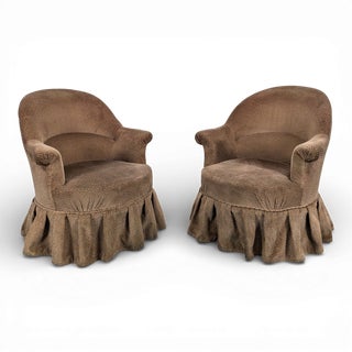 Napoleon III Upholstered Toadstools, Set of 2 For Sale