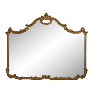 Labarge Large Gold Ornate Frame Mirror For Sale