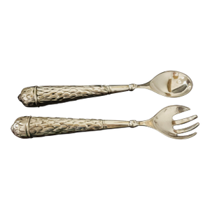 Vintage Silver Salad Silver Servers
