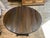Dark Brown Drop Leaf Accent Table With Turned Legs and Drawer For Sale In New York - Image 6 of 9