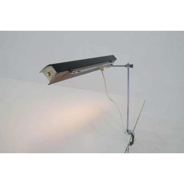 Black Adjustable Table Lamp from Lidokov, 1960s For Sale - Image 8 of 12