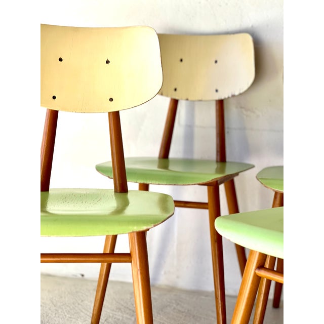 Dining Chairs from Ton, 1960, Set of 4 For Sale - Image 15 of 18