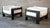 Pair of vintage Tobia Scarpa 'Bastiano' for Knoll attributed club chairs, circa 1970s. Beautiful black stained oak frame...