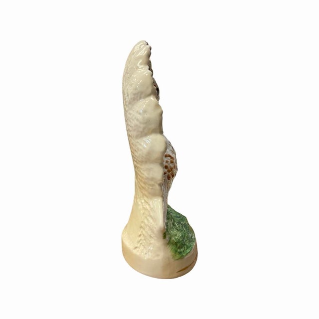 English Mid 19th Century Staffordshire Peacock Flatback Figurine For Sale - Image 3 of 6