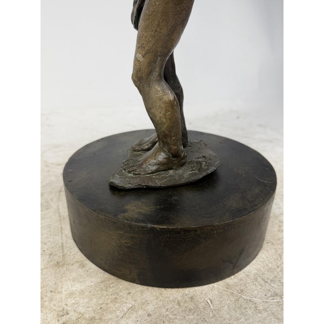 Female Figure with Flocks of Birds, 1920s-1940s, Bronze For Sale - Image 10 of 17