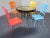Vintage Mid-Century Stamped-Steel Strap/Slat-Back Patio Dining Chairs (Bistro/Café Form), 1950s–60s. For Sale - Image 10 of 11