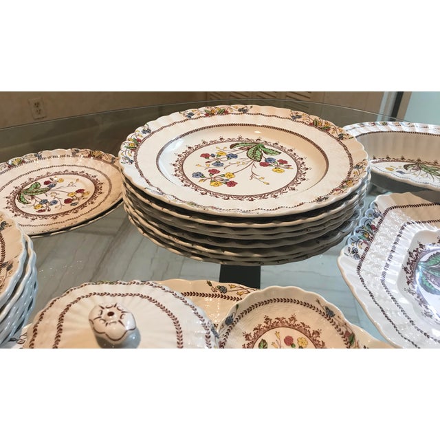 1940s Vintage Copeland Spode Cowslip China Set 63 Pieces Chairish