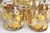 Georges Briard 1960s Georges Briard Double Old Fashioned Glasses, 22k Gold Leaf Design - Set of 8 For Sale - Image 4 of 8