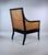 Wood Hickory Chair Double-Caned Faux Bamboo Beaufort Armchair For Sale - Image 7 of 14
