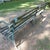 Art Deco World's Fair Garden Bench by Kenneth Lynch and Sons Wilton Ct. It is 8' wide x 35" high x 23.5" deep. The seat...