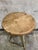 Arteriors Wyndham Swivel Counter Stools Set of 8 Natural Wax Wood Vintage Brass For Sale - Image 10 of 10