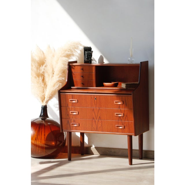 Vintage Danish Teak Secretary, 1960s For Sale - Image 16 of 18