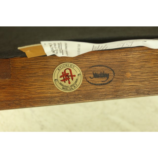 Wood Stickley Mission Oak Arts & Crafts Chair For Sale - Image 7 of 8