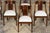 Traditional Set of Six Early 20th Century French Empire Mahogany Gondola Dining Chairs For Sale - Image 3 of 17