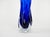 Glass Vintage Danish Cobalt Vase, 1970s For Sale - Image 7 of 11