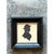 Wood Vintage Silhouette Portrait in Black Frame For Sale - Image 7 of 12