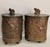 For your consideration. . . A vintage pair of whimsical ornate Monkey Canisters. These fabulous canisters or Monkey Boxes...