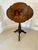 Unusual Antique Victorian quality marquetry inlaid walnut Swiss Black Forest table having a fantastic quality burr walnut...