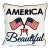 1990s Vintage Americana Arts & Crafts Boho Chic Down Filled Decorative Pillow Holiday Accent - 4th of July For Sale