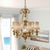 Late 20th Century Brass and Glass Pineapple Chandelier by Hinkley For Sale In West Palm - Image 6 of 6