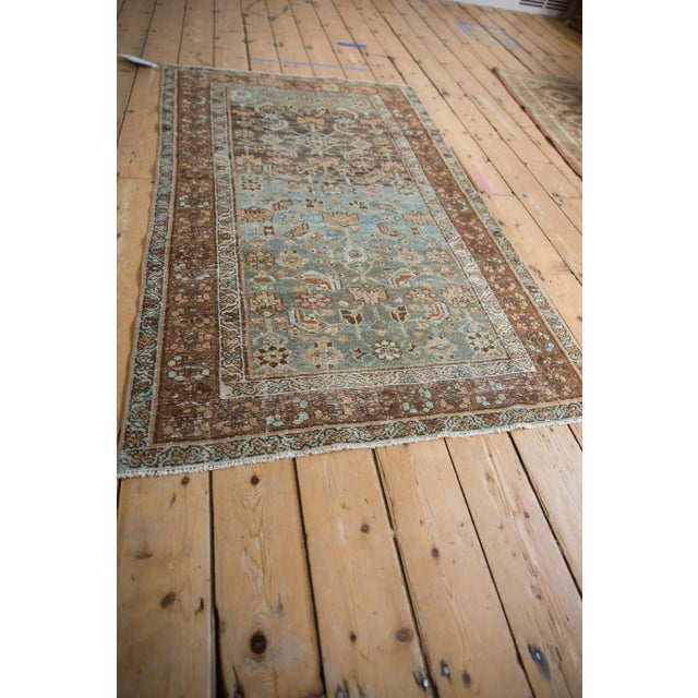 Vintage Distressed Malayer Rug - 3'5" X 5'9" For Sale - Image 11 of 12