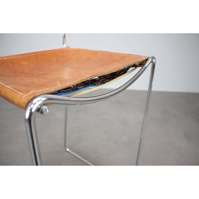 Leather Bar Stool by Giandomenico Belotti for Alias, Italy, 1970s For Sale - Image 14 of 15