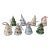 Vintage Blown Glass Christmas Ornaments Trees - Set of 8 For Sale
