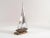Wood Walnut Ornament Sailboat Model, 1900s For Sale - Image 7 of 7