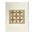 Goldenrod Vintage Geometric Tile Pattern Serigraph For Sale - Image 8 of 12