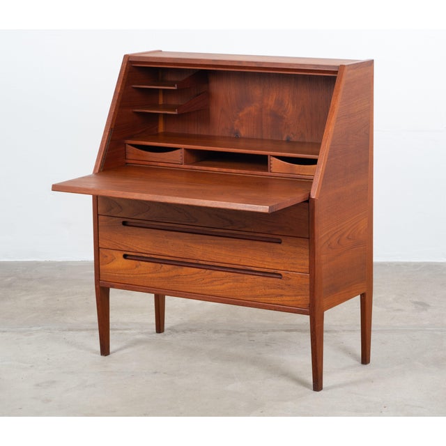 1960s Vintage Teak Secretaire by Nils Jonsson, 1960s For Sale - Image 5 of 12