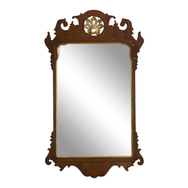 High Vintage Chippendale Style Mirror For Sale