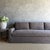 Not Yet Made - Made To Order Custom Made to Order Slip Covered Maxwell Sofa 110" With Down Wrapped Cushions For Sale - Image 5 of 9