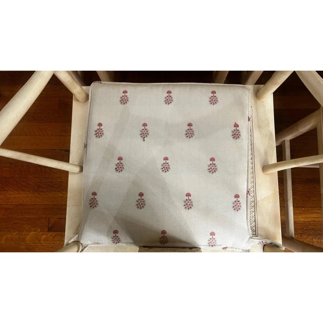 Wood 1980s Henredon Folio 16 Faux Goatskin Dining Chairs- Set of 6 For Sale - Image 7 of 14