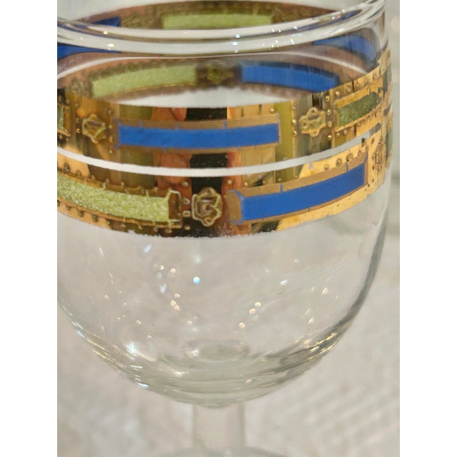 Culver Ltd. Mid 20th Century Culver “Empress” Wine Glases - A Set of 5 For Sale - Image 4 of 6