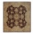 6x9 Brown Hand-Knotted Wool Floral Mandala Classic Traditional Modern Carpet Rug For Sale