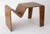Rare small bent plywood coffee table or side table from Brooklyn designer Isaac Krady. This table is displayable in two...