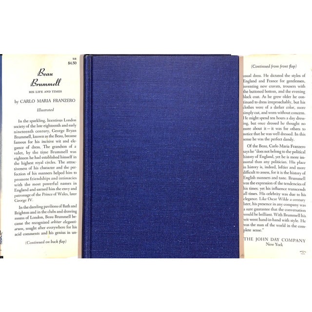 FRANZERO, Carlo Maria [256] pp. The John Day Company New York 1958 8 1/2" x 6" Illustrated biography of this sartorial...