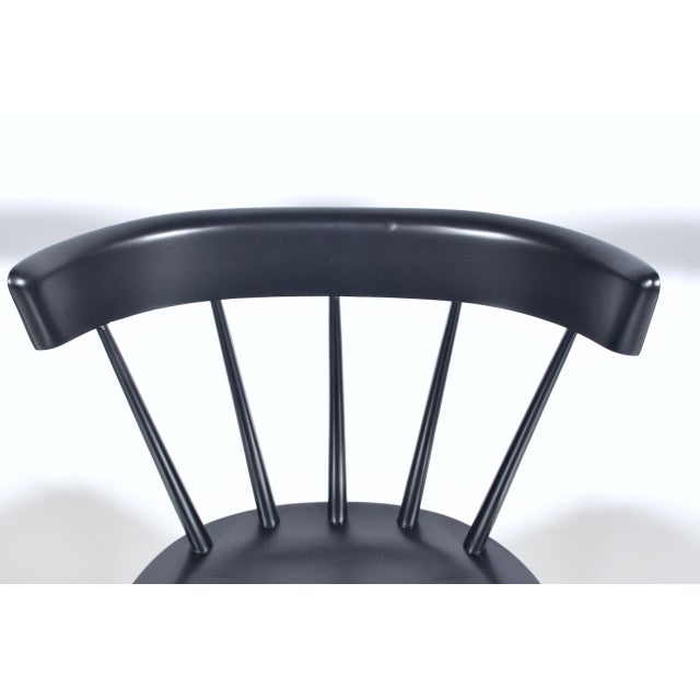 Set of 8 Attributed to Paul McCobb Planner Group Black Dining Side Chairs For Sale - Image 14 of 18